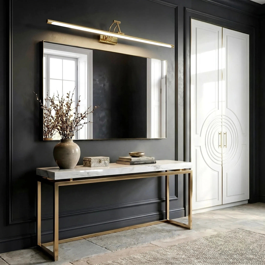 Applique Da Bagno Led Swe021-1w 80cm Gold