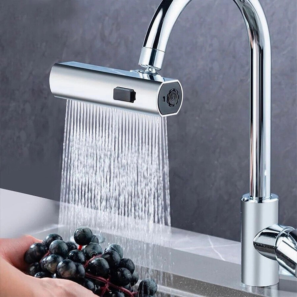 Trade Shop - Aeratore Rubinetto Cucina Rotazione 360° Prolunga Lavandino Bagno Multifunzione -