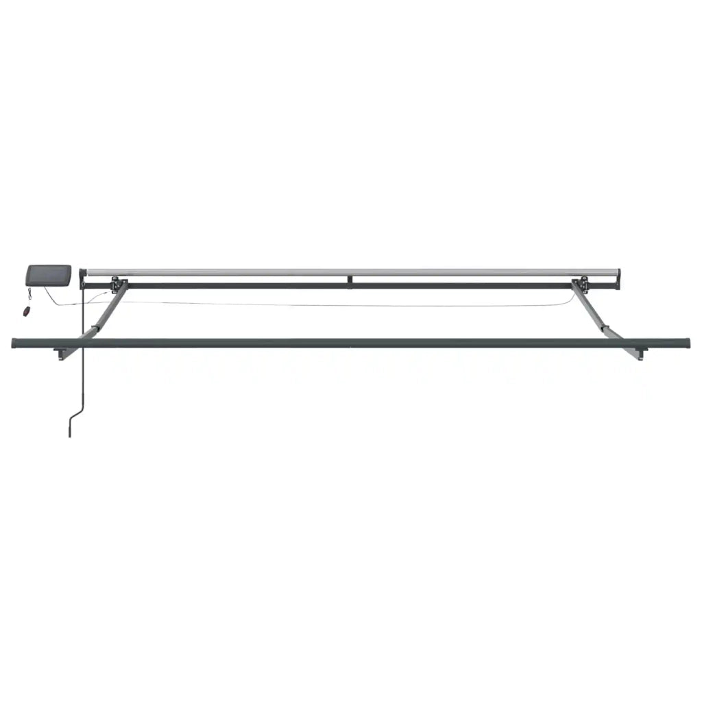 Tenda Retrattile Nero 300 x 250 cm Tessuto 3330038