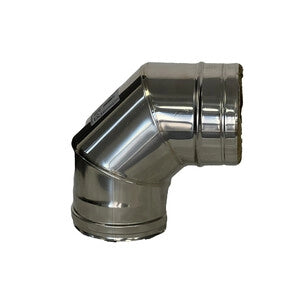 C CURVA INOX 90 D  8 CM