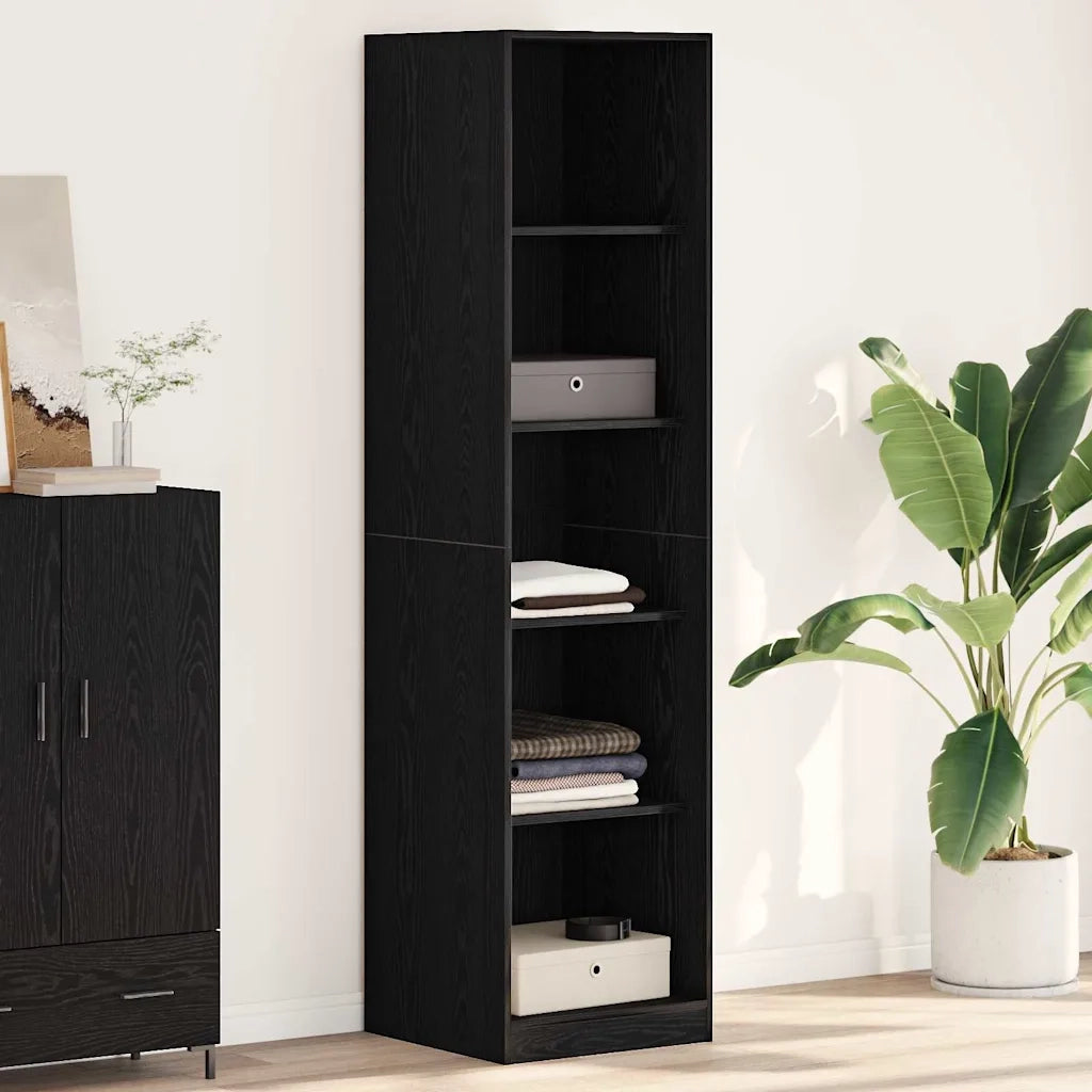 Guardaroba Rovere Nero 50 x 50 x 200 cm Legno multistrato CFW3941907