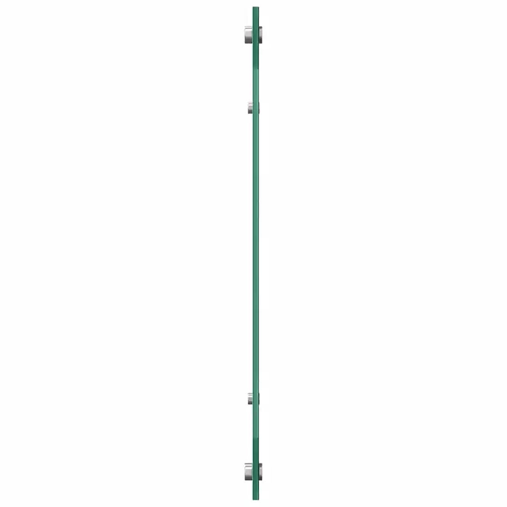 Rivestimento da Cucina 2 pz-Set di 2 Paraschizzi per Cucina Bianco 100 x 60 cm vetro temperato 221691