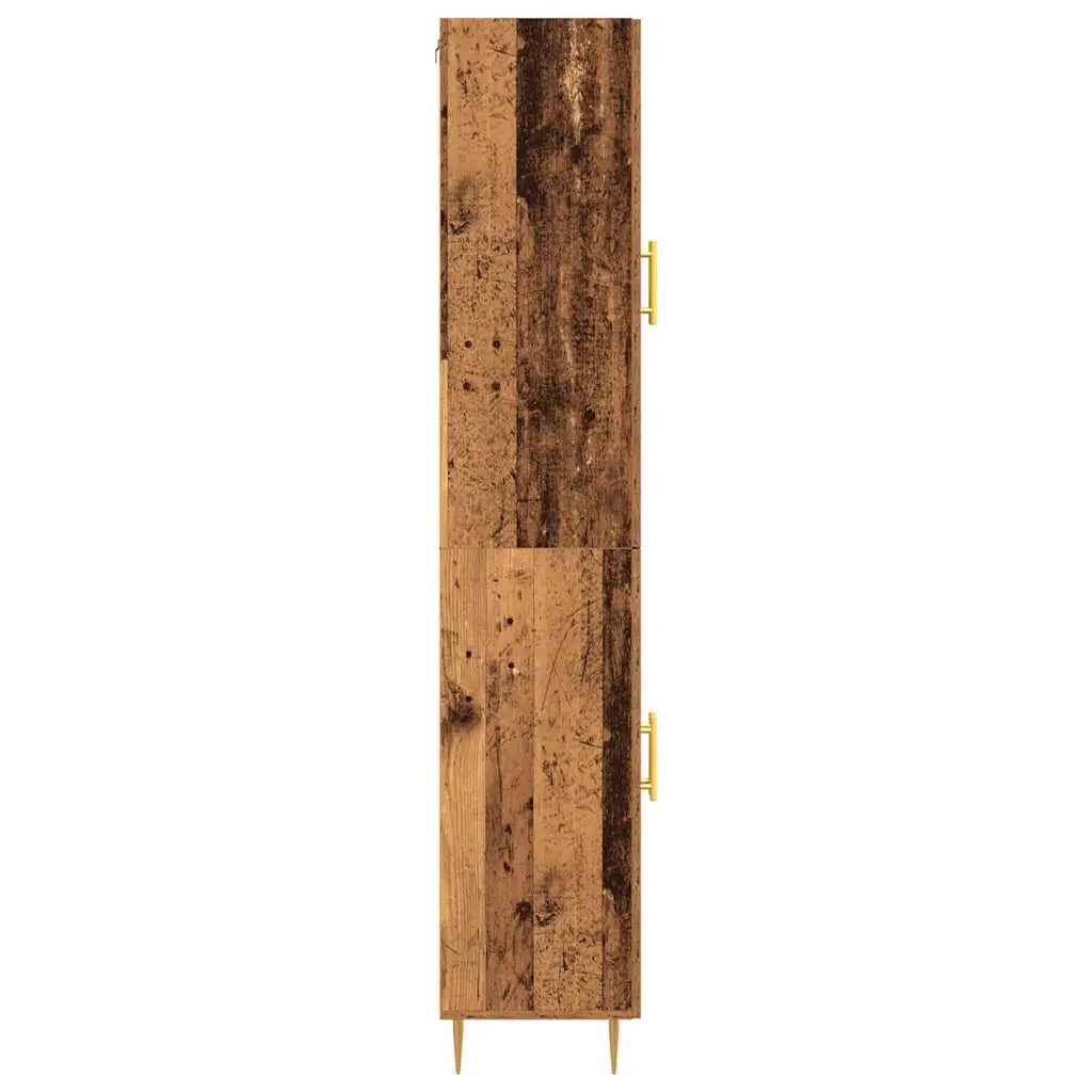 Credenza 2 pcs Legno vecchio Legno multistrato 3334346