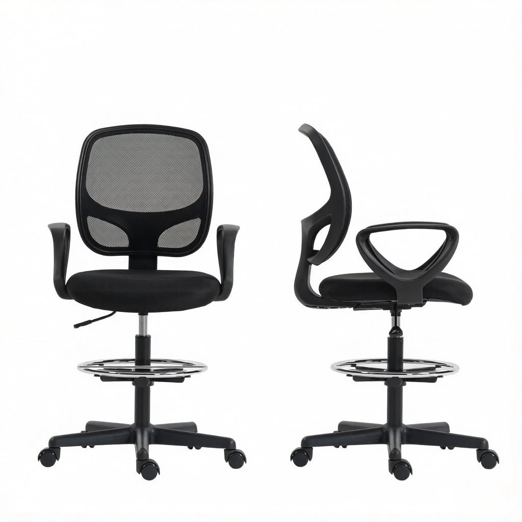 Sedia ergonomica da scrittura con poggiapiedi e funzione reclinabile, sedia da ufficio regolabile in altezza (solo con sedia da ufficio)