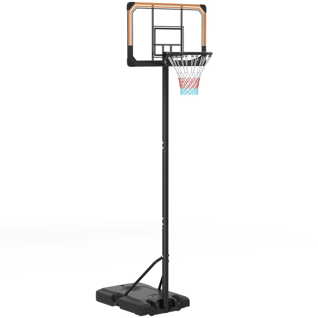 Canestro da Basket Regolabile per Esterno ¨C Zephmum ¨C Nero 182-213 cm