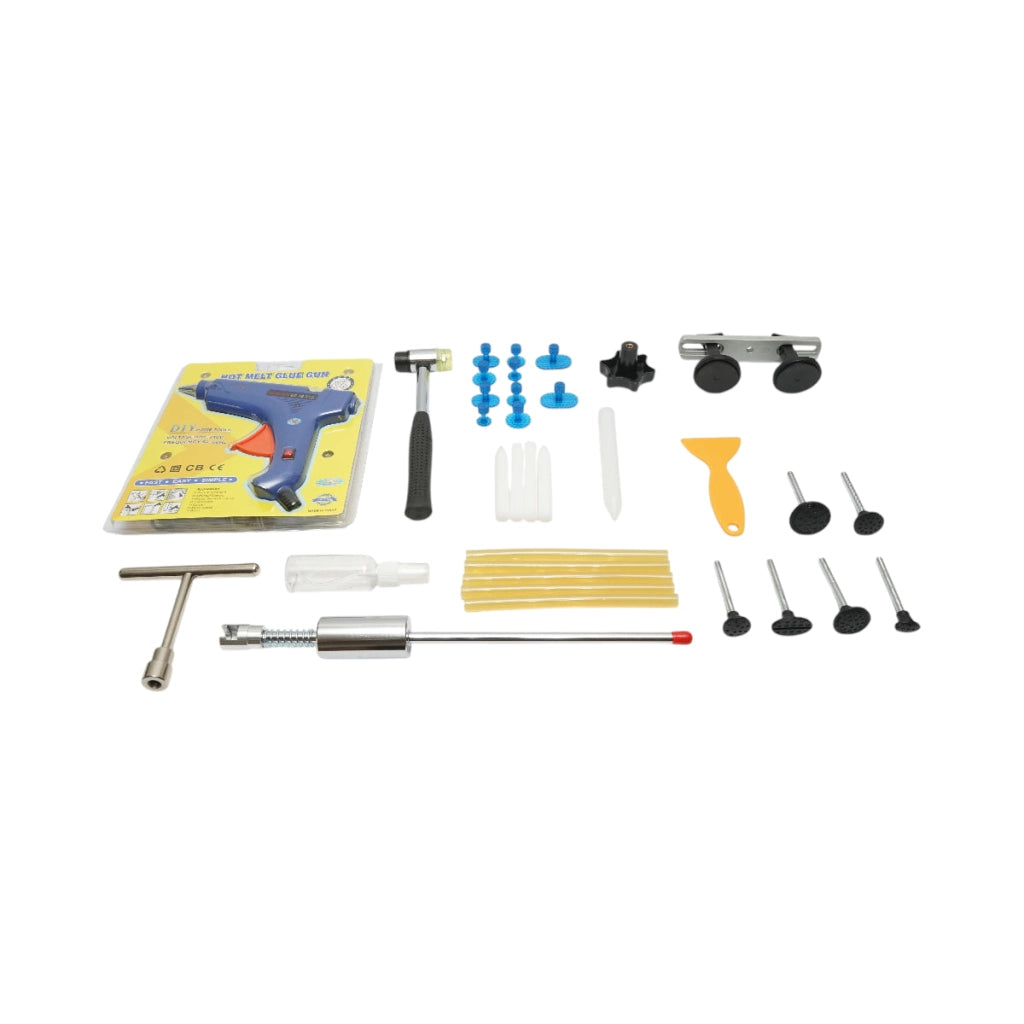 Kit di utensili per raddrizzare i pannelli della carrozzeria, 34 pezzi Breckner Germany