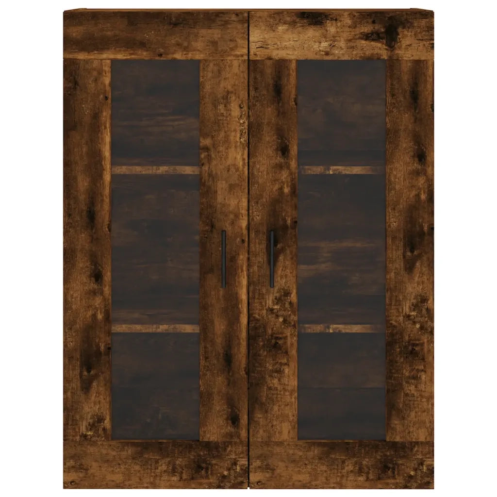 Credenza | Madia | Buffet da pranzo | Armadio da pranzo Rovere Fumo 69,5x34x180 cm in Legno Multistrato