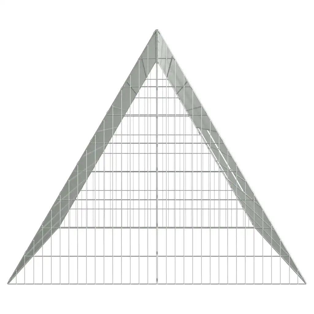Gabbia per polli Argento 215 x 100 x 85 cm Acciaio zincato CFW8020056