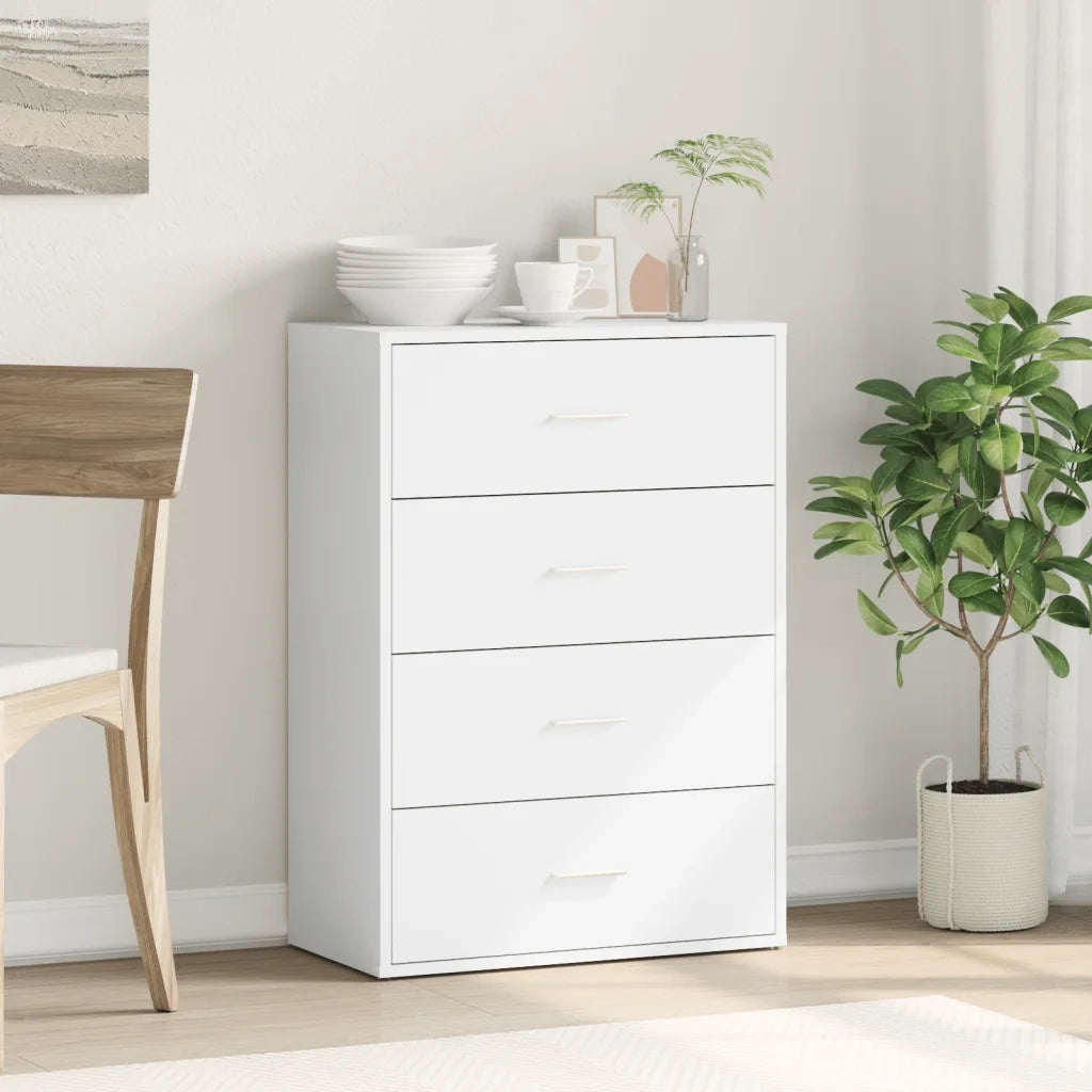 Credenza | Madia | Buffet da pranzo | Armadio da pranzo Bianca 60x31x84 cm in Legno Multistrato