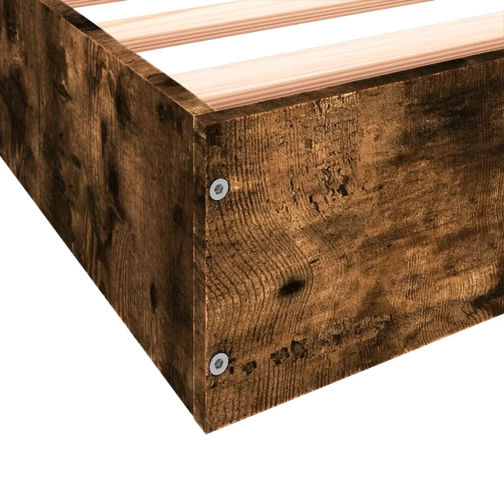 Giroletto senza Materasso Rovere Fumo 75x190 cm in Truciolato 842081