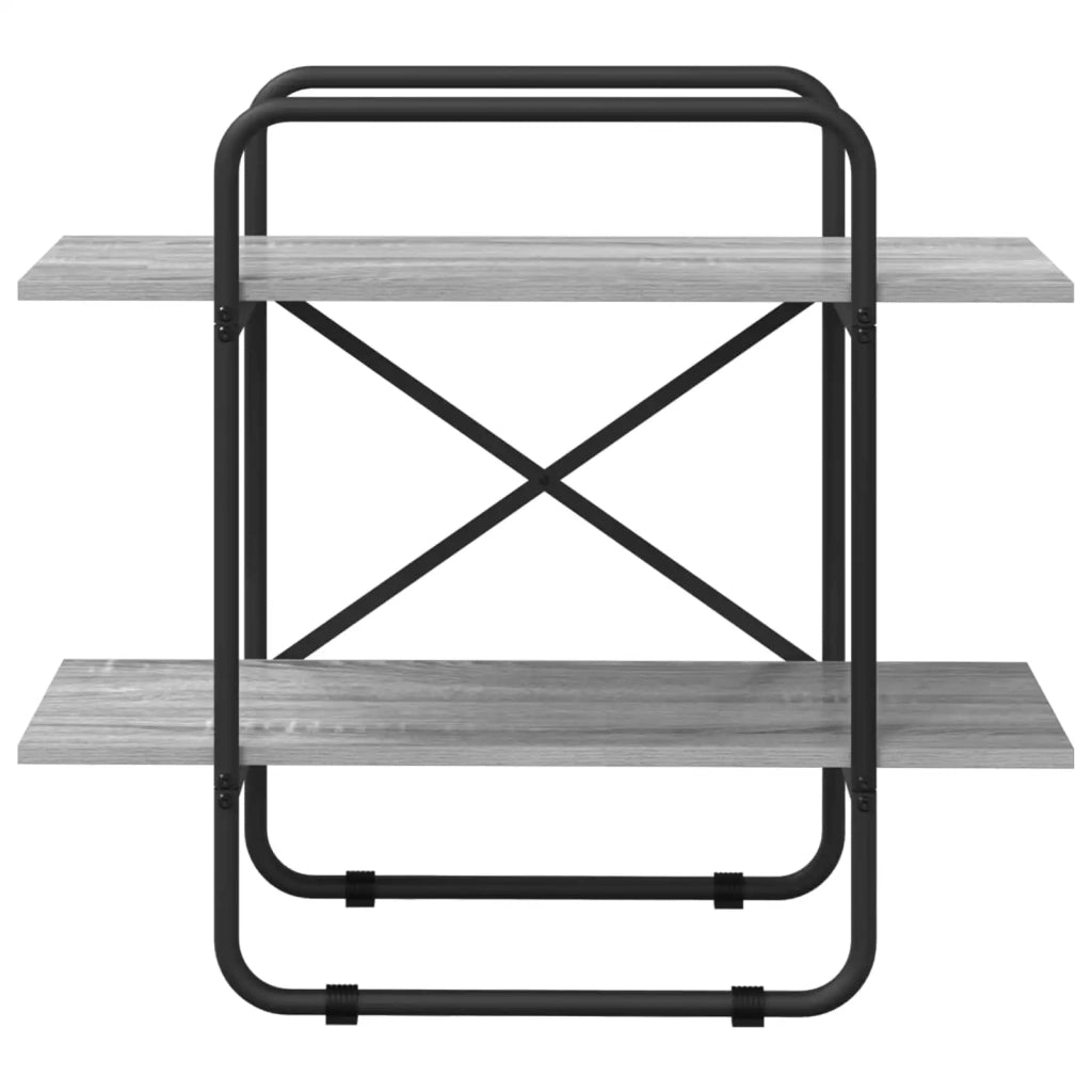 Libreria 2 livelli 80 x 35 x 70 cm PB Sonoma grigio 8007825