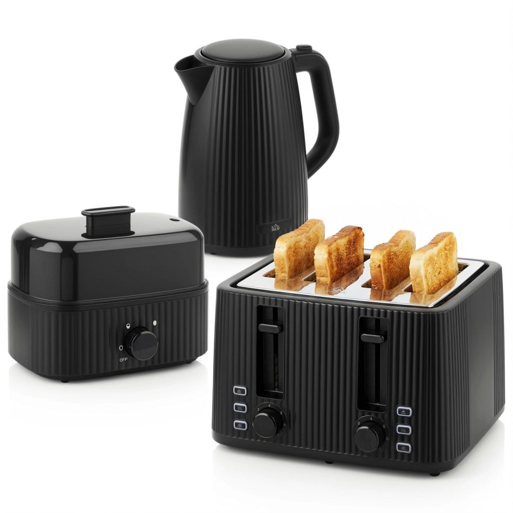 Bollitore e Tostapane Set ¨C zephmum ¨C Nero