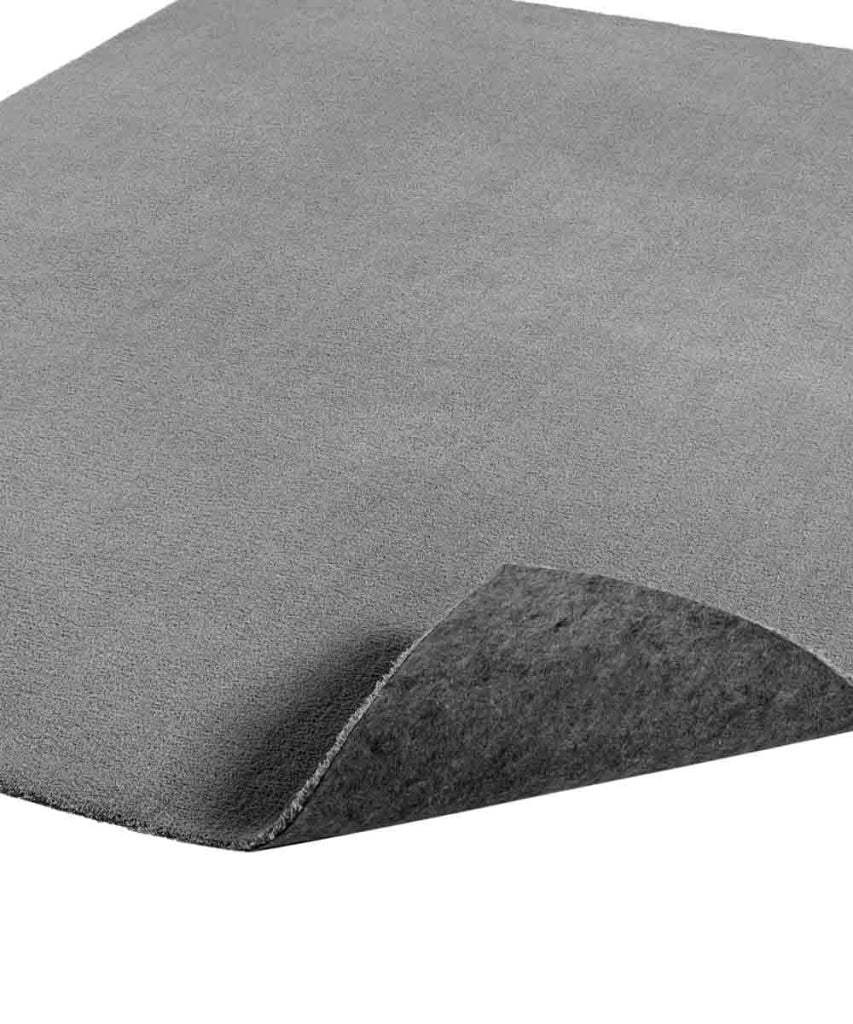 Tappeto FEEL GRIGIO cm.160x230 tinta unita moderno, pelo morbido resistente e lavabile in lavatrice