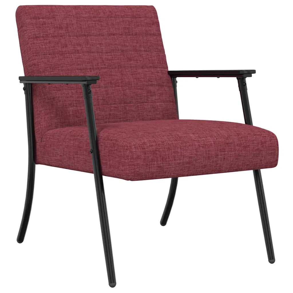 poltrona Rosso Vino 59 x 75 x 78 cm Tessuto 42017673