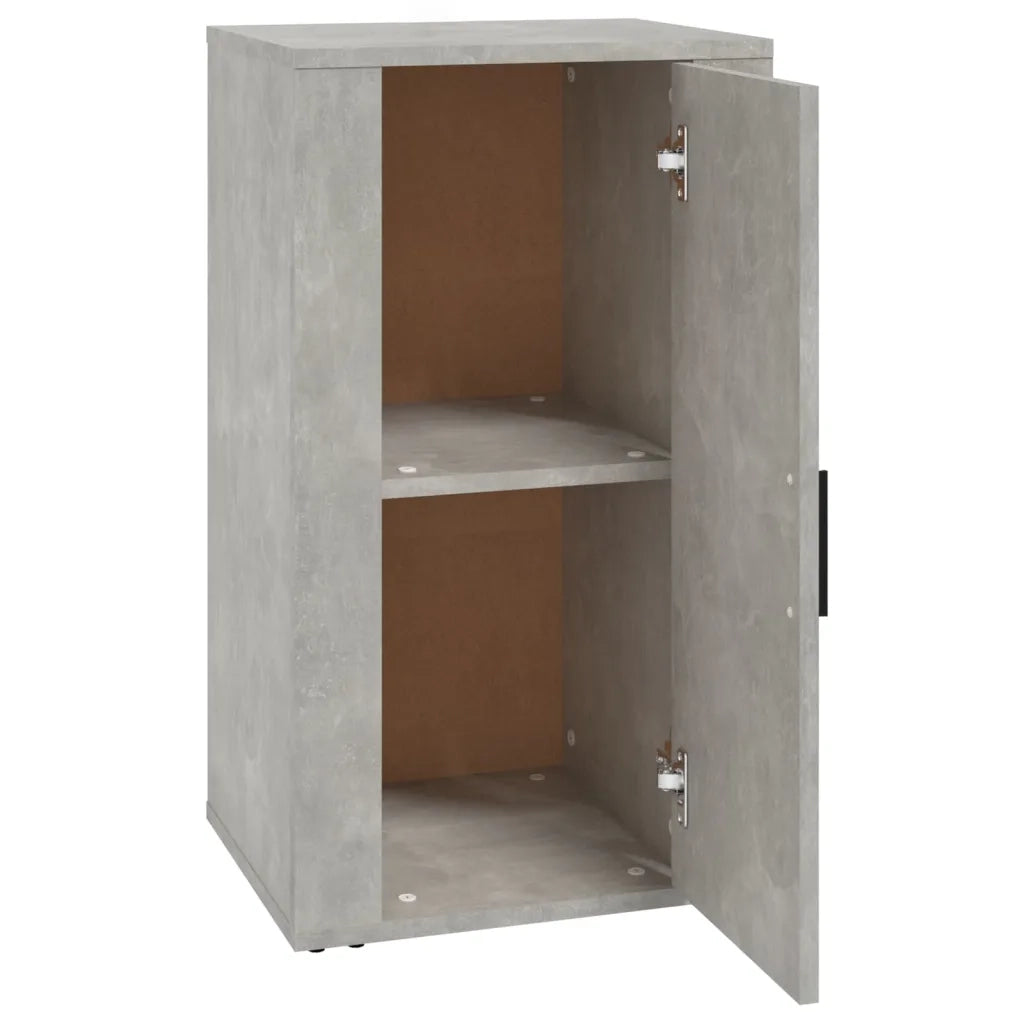 Credenza Grigio Cemento 40x33x70 cm in Legno Multistrato 819416