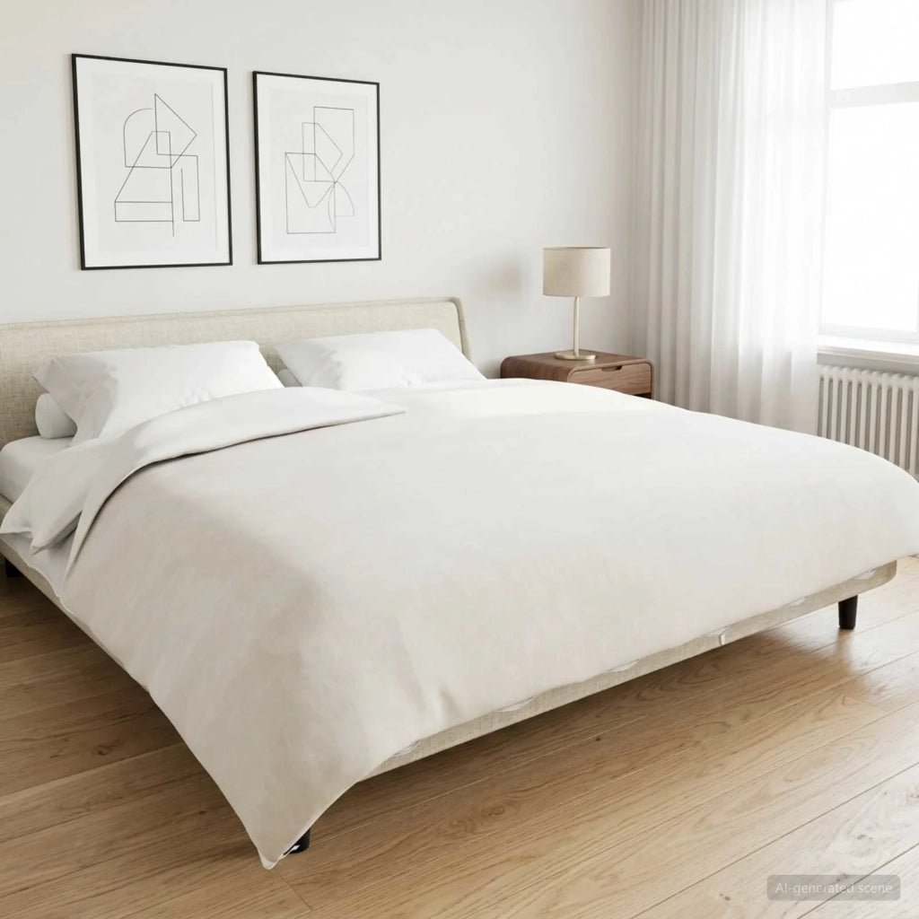 Coperta Ponderata Bianco 200 x 220 cm 9 kg 100% Cotone 205T 3443001