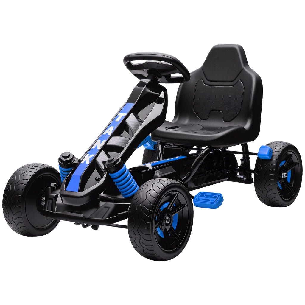 Kart a pedali per bambini con ruote EVA ¨C Minimal ¨C blu