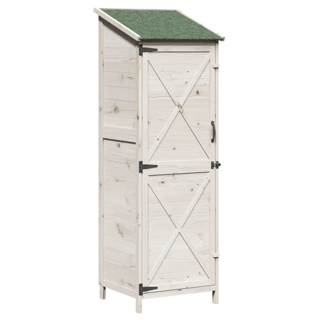 Capanno da Giardino Bianco 59,5 x 56 x 176,5 cm 42033477