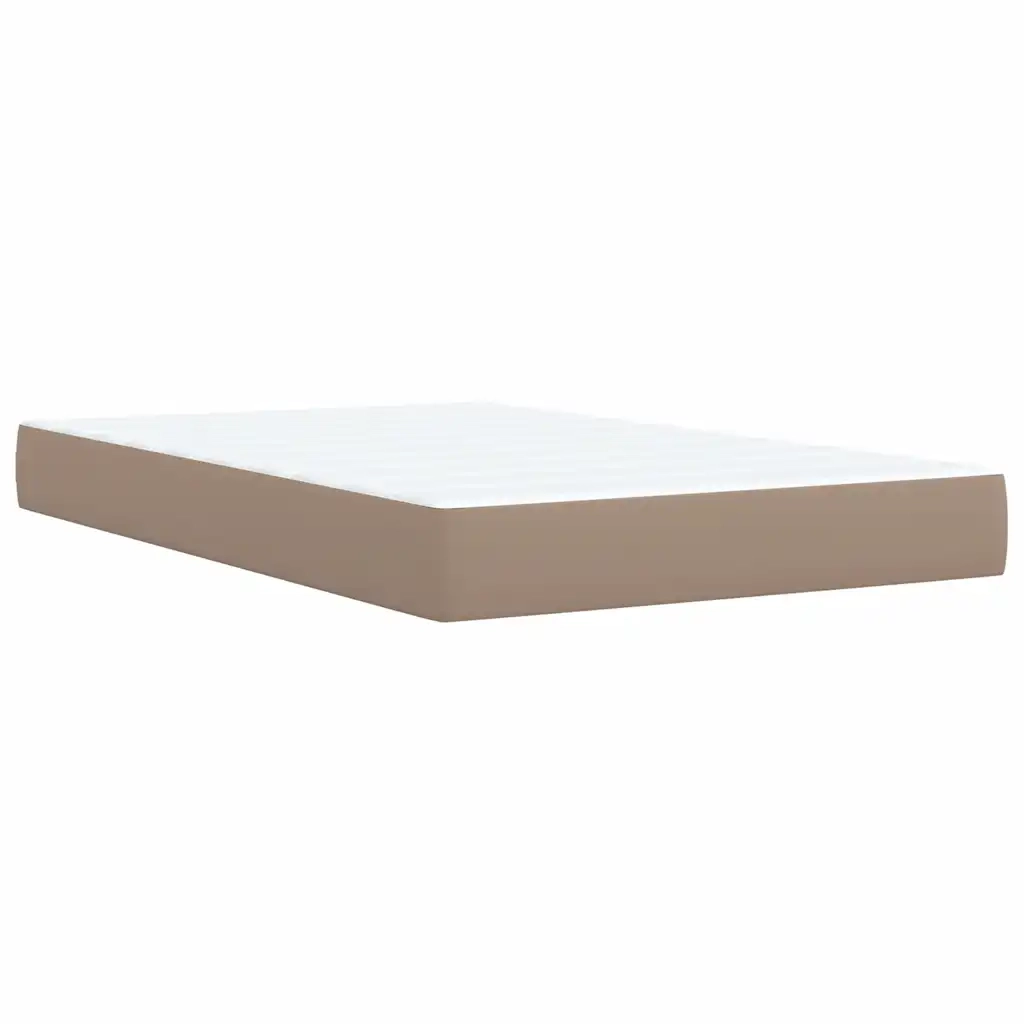 Giroletto a Molle con Materasso Cappuccino 120x190cm Similpelle 3285204