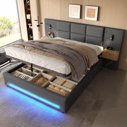 letto imbottito velluto grigio scuro 180 x 200 cm