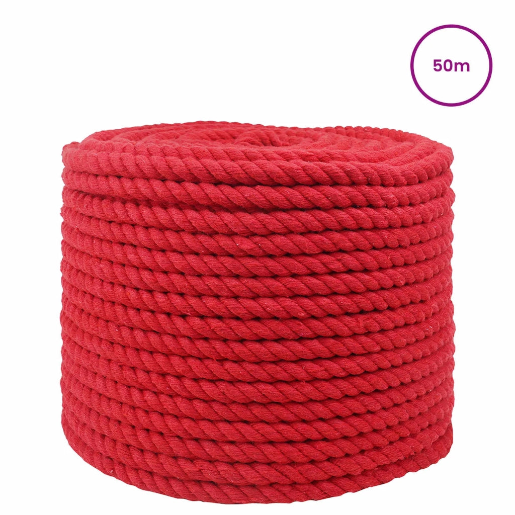 Corda Rosso 1,2 x 1,2 x 5000 cm Cotone 42011912