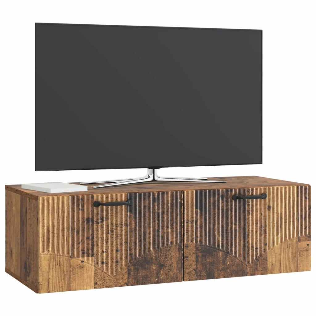 Mobile TV da Muro | Armadietto TV | Mobile Porta TV Legno antico 98 x 41 x 30 cm