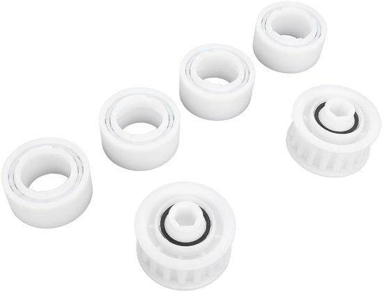Pacchetto di 4 ruote guida - Sostitutive per robot piscina - Materiale ABS premium - Installazione facile - Duraturo e resistente agli urti - Per Dolphin - Pulitore di piscina