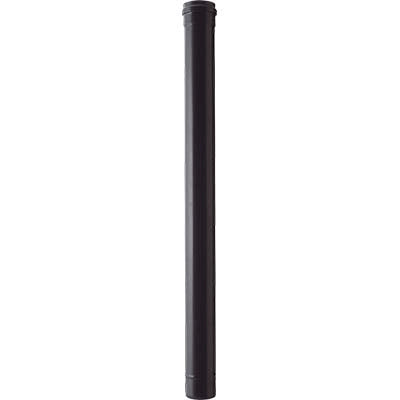 TUBO PELLET LIGHT NERO OPACO SAVE  CM 10 H.CM 100