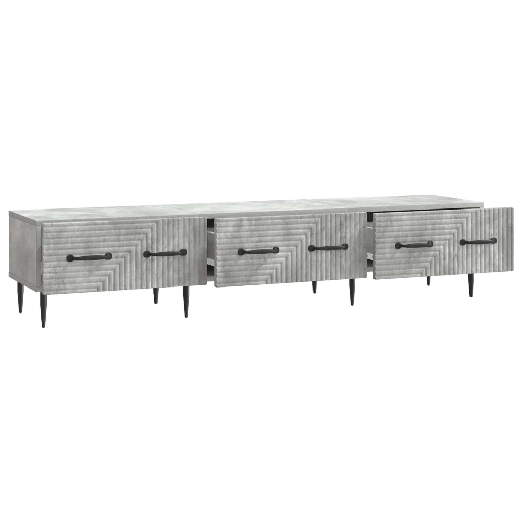 Mobile TV con cassetto Grigio Cemento 147 x 34,5 x 30 cm 894938