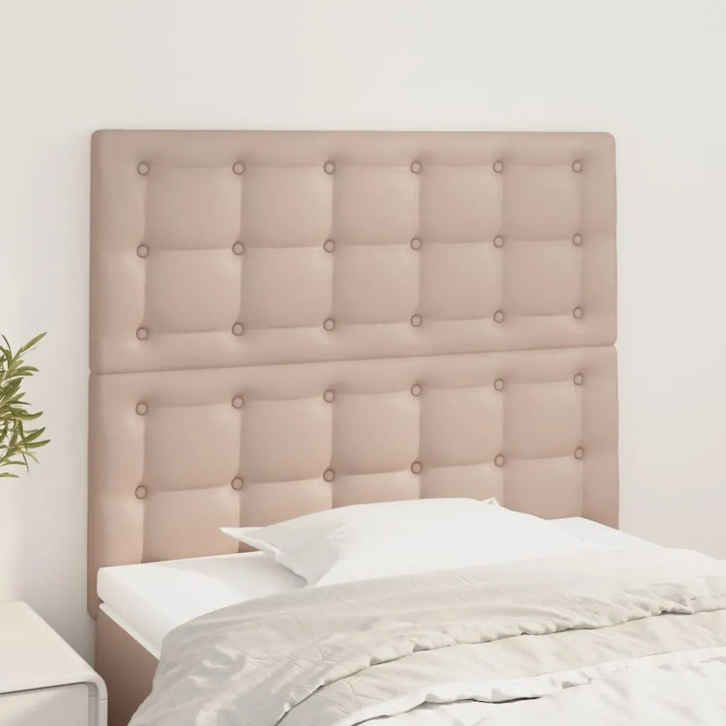 Testiera | Testata Cappuccino 80x5x118/128 cm in Similpelle