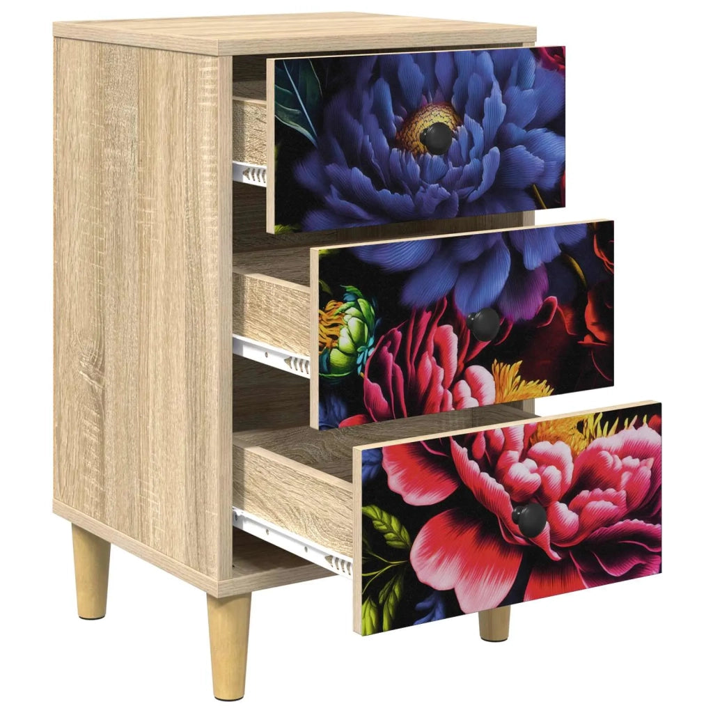Armadio da Notte KIEL 2 pz Rovere Sonoma 36 x 33 x 60 cm 8007298