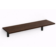 Mensola da Muro da appoggio in Legno nobilitato spessore 1,8 cm in colore Wenge 100x60 cm