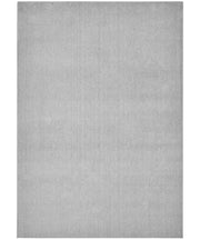 Tappeto FEEL GRIGIO CHIARO cm.120x170 tinta unita moderno, pelo morbido resistente e lavabile in lavatrice