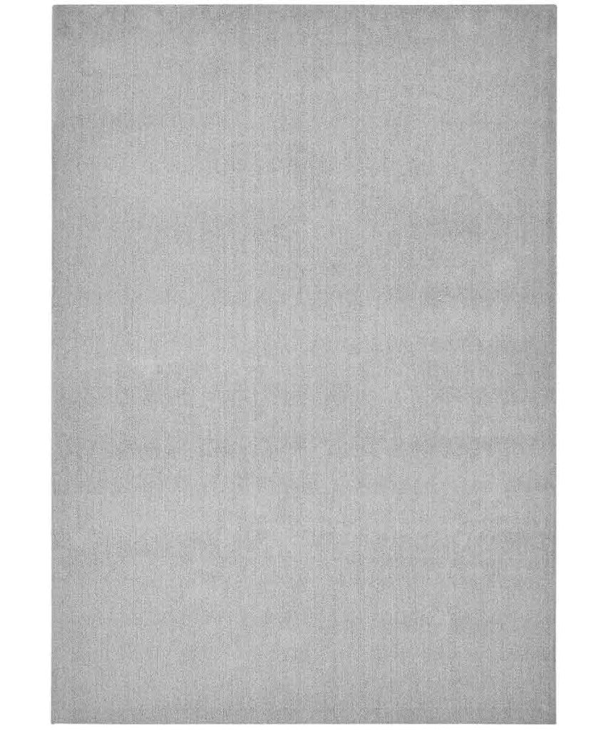 Tappeto FEEL GRIGIO CHIARO cm.120x170 tinta unita moderno, pelo morbido resistente e lavabile in lavatrice