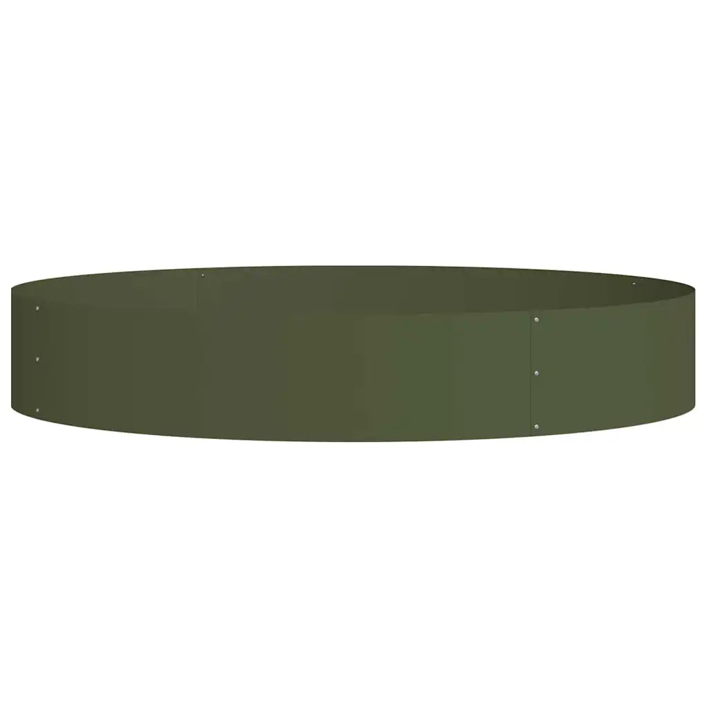 Anello per vaso 5 pcs Verde oliva 120 x 120 x 20 cm 873641