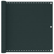Schermo da balcone Verde Scuro 120 x 700 cm HDPE e alluminio 4002988