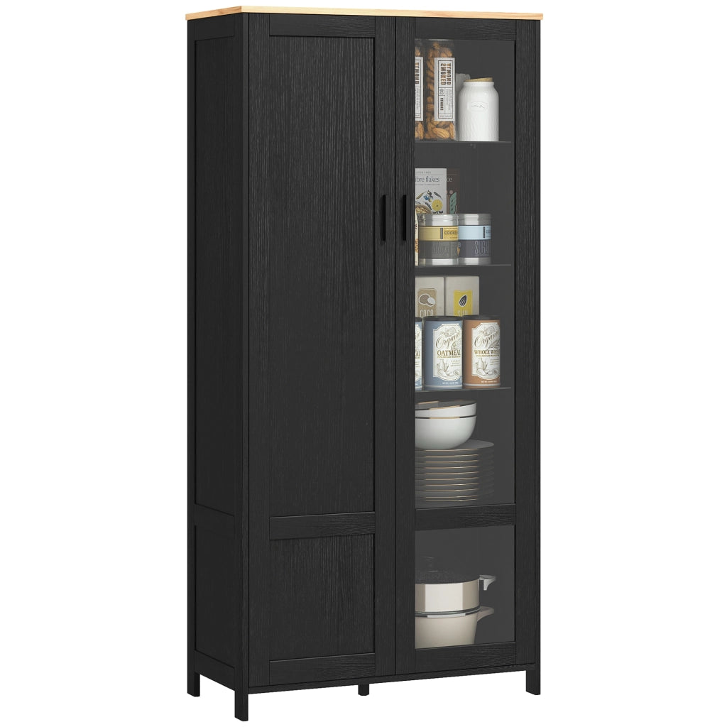 Armadio da cucina ¨C zephmum ¨C 76x36x160 cm nero