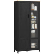 Armadio da cucina ¨C zephmum ¨C 76x36x160 cm nero
