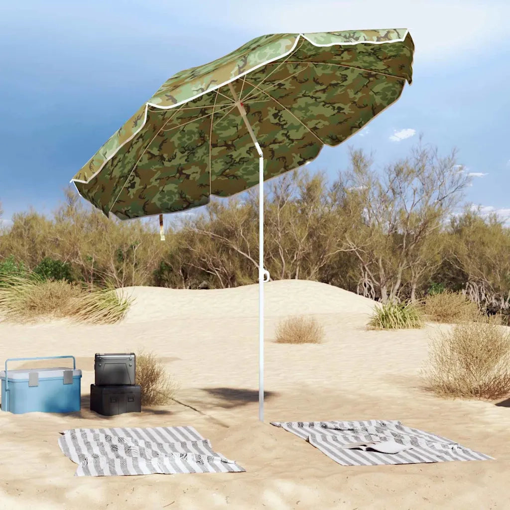 Ombrello | Parasolne da Spiaggia Mimetico 263 x 263 x 272 cm
