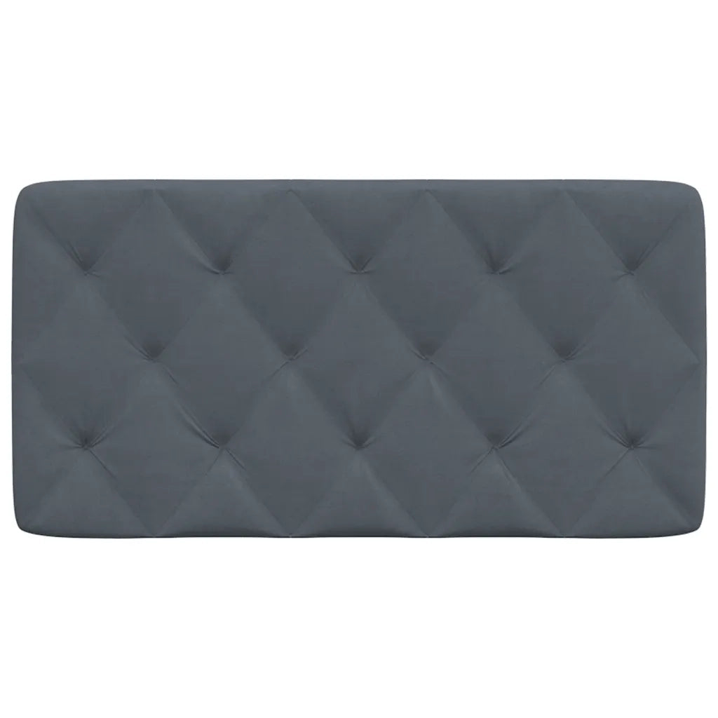 Cuscino testiera Grigio Scuro 100 cm in Velluto 3207723
