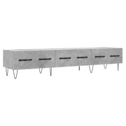 Mobile TV multimediale mensola TV credenza TV sala da pranzo soggiorno camera da letto 150 x 36 x 30 cm legno ingegnerizzato grigio 02_0026023