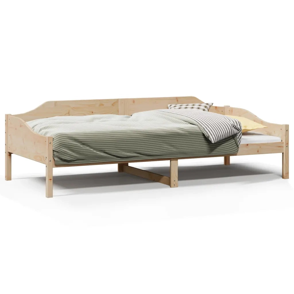 Letto senza Materasso-Struttura Letto 90x200 cm in Legno Massello di Pino 237703