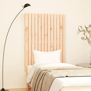 Testiera da Parete-Testiera a Muro-Testata Decorativa 82,5x3x110 cm in Legno Massello di Pino