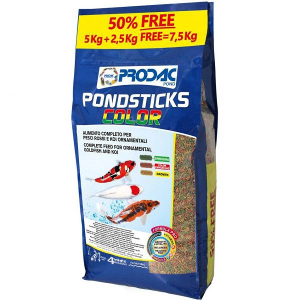 Prodac Pond Color Sticks Sacco 7,5kg