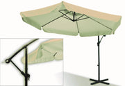 Ombrellone In Legno Con Carrucola 3X3 Mt Ecru Esterno Giardino - Biacchi Ettore