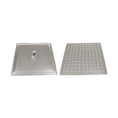 SOFFIONE DOCCIA IN ACCIAIO INOX QUADRO- cm 20x20- GOPLA- pezzi 1