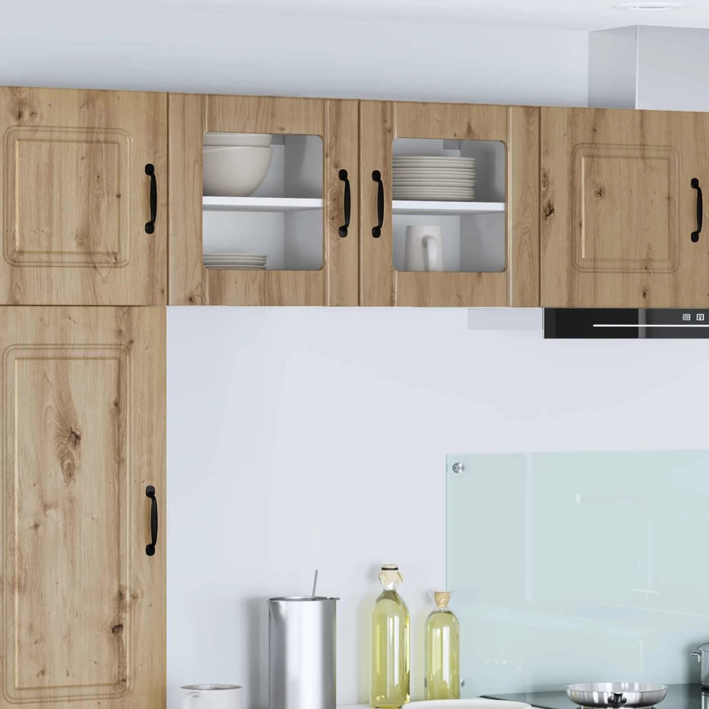 Mobile da cucina 2 pz-Set di 2 Armadio da cucina Rovere artigianale 40 x 31 x 40 cm 434924