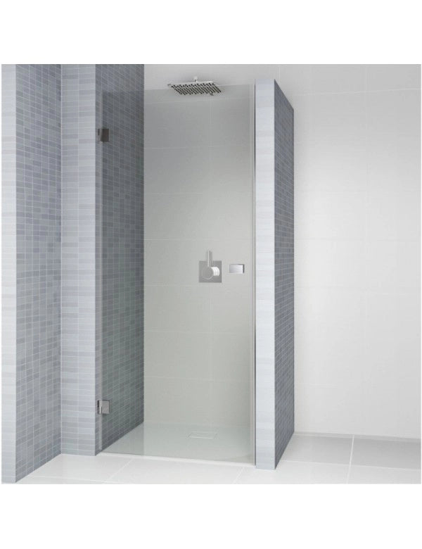 Porta doccia a battente sinistra con cerniere cromate SCANDIC NXT 101 RIHO 70x200 cm