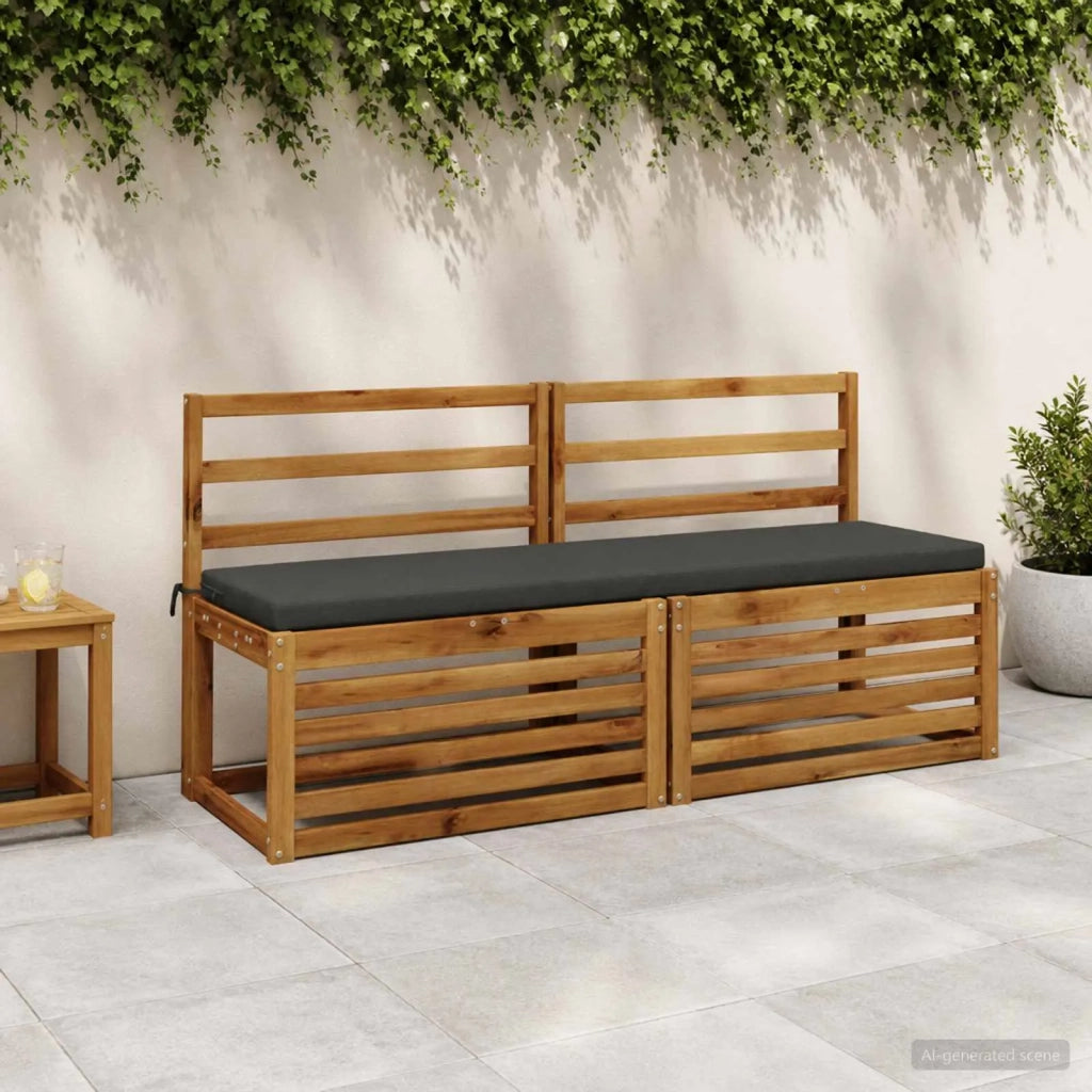 Cuscino per panchina SOEST 100% Poliestere Antracite 948924
