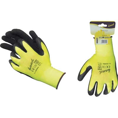 GUANTO LATTICE RUGOSO NERO HAND/WORKIT - MAGLIA LEGGERA SINTETICO GIALLO 10- 12 paia